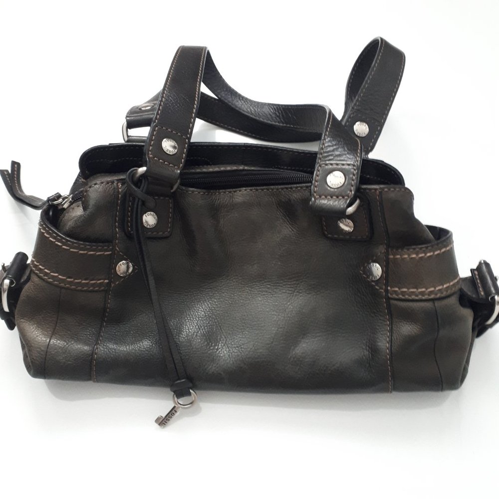 Fossil Genuine Leather Olive Green Bag
